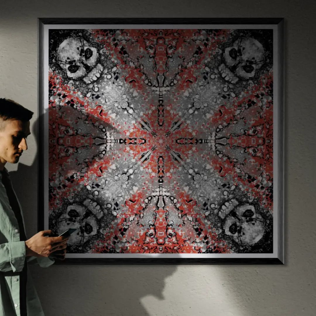 Kaleidoscope Skulls 1 by Michael Quarz