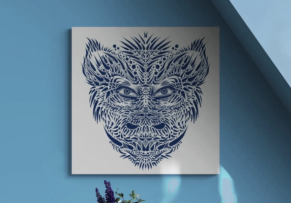 Lineart Blue