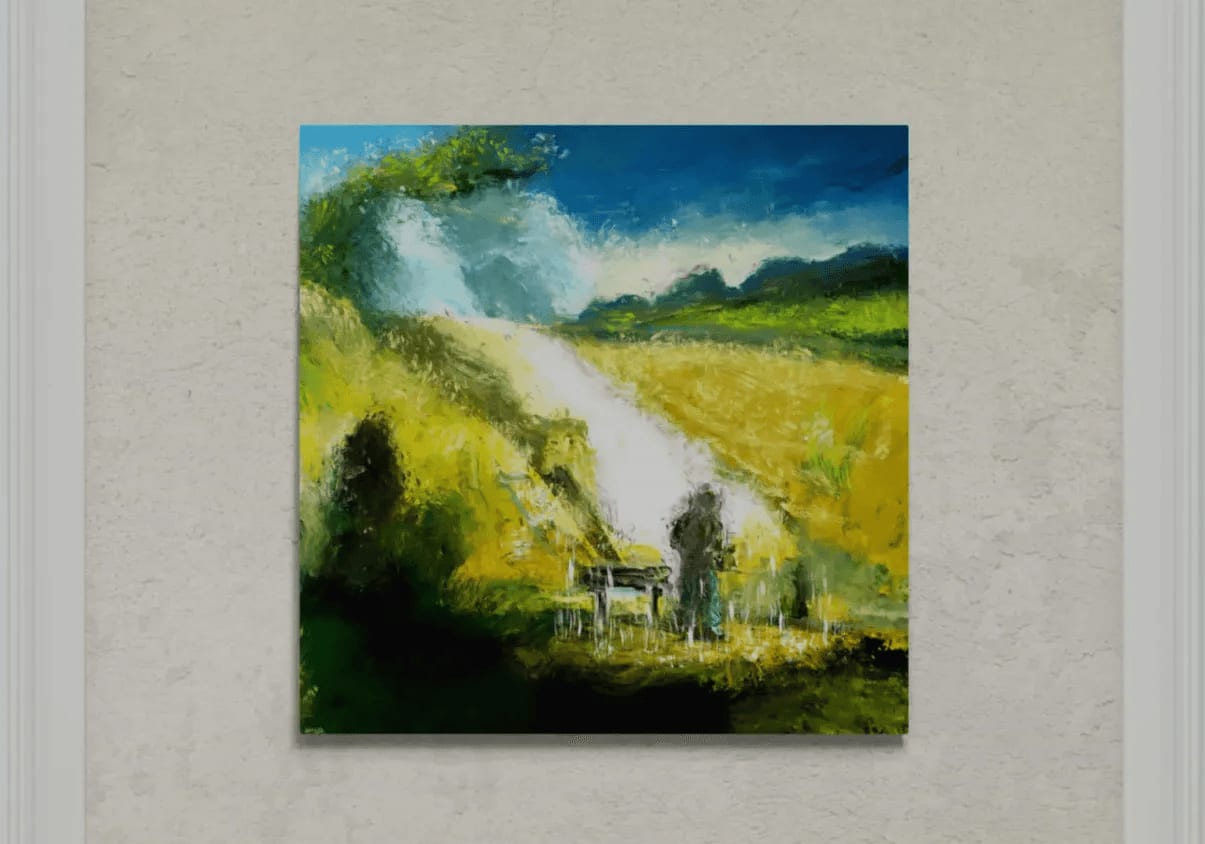 Man In Landscape