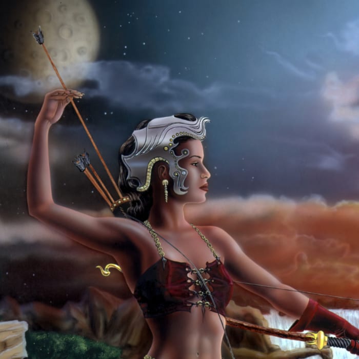 Sun vs Moon by Michael Quarz