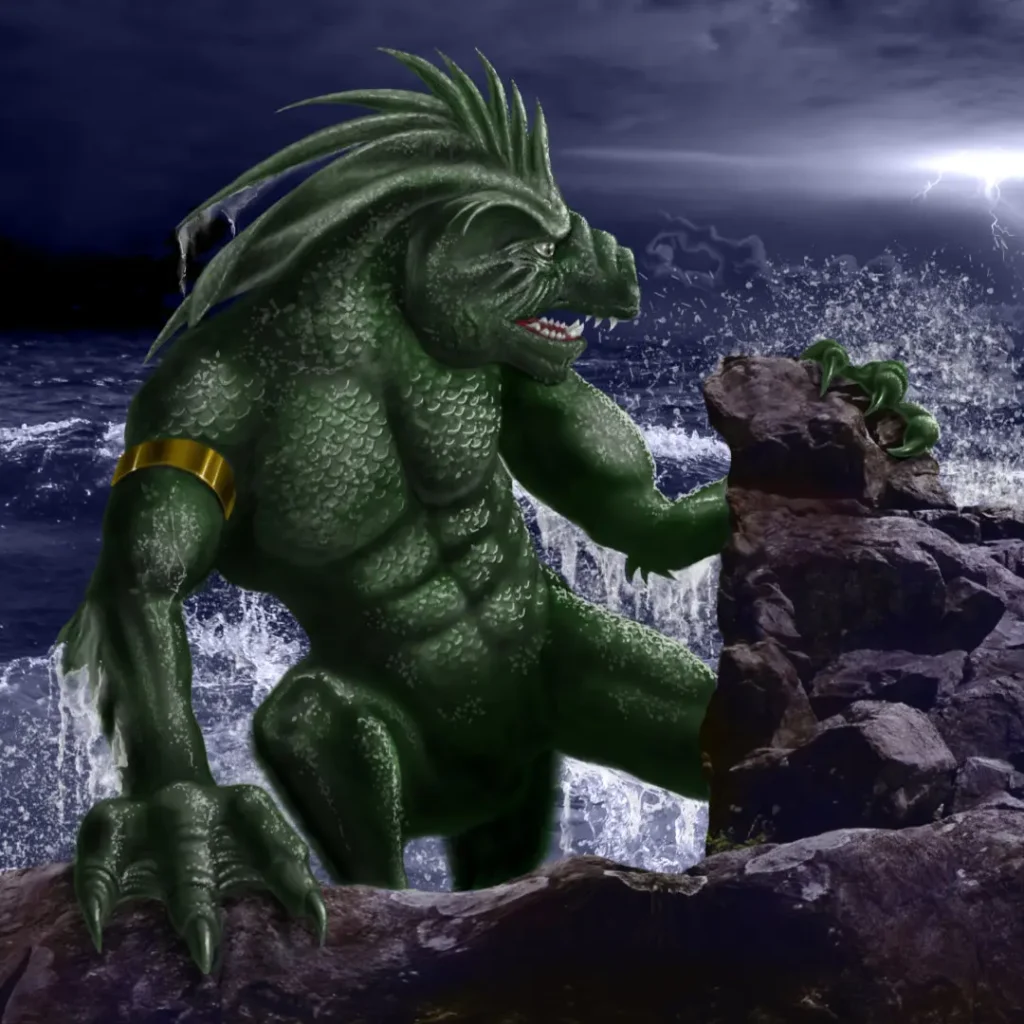 Detail des digitalen Gemäldes "Escaped" von Michael Quarz