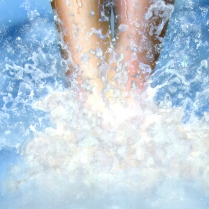 Detail of "Dreamin' in the water" by Michael Quarz